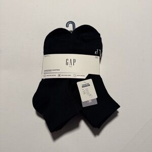 Gap Athletic Socks Mens Black 6 Pack Wicking